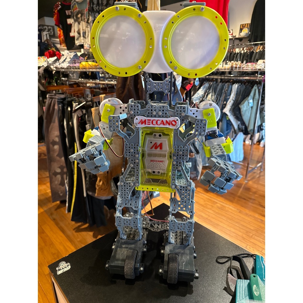 Meccano Meccanoid G15 Personal Robot Programmable STEM Building Toy Grey Green